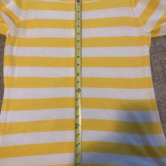 Yellow and white knit top! - Picture 5 of 13